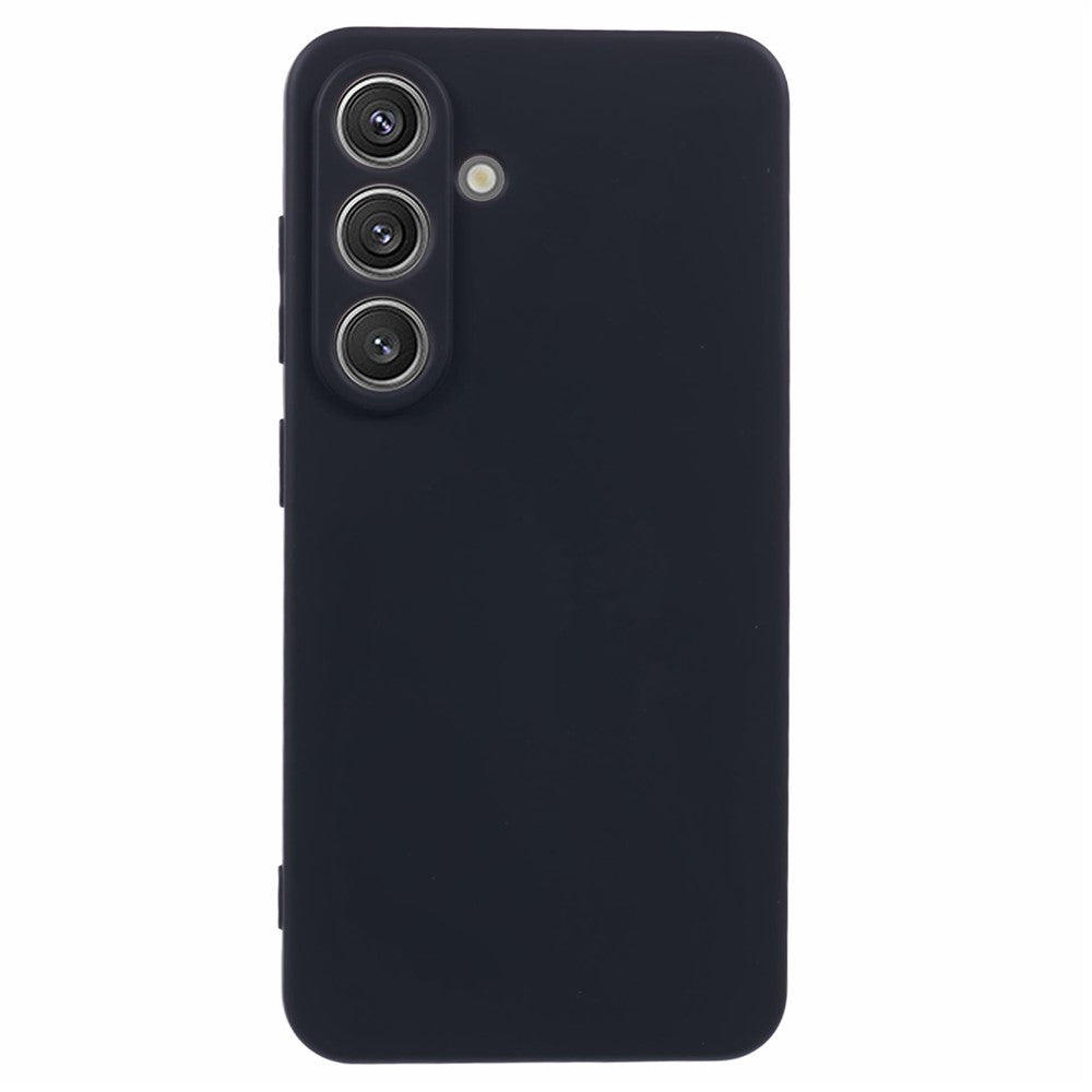 Galaxy S25 Gummierte Hülle – Mit Faserfutter & Anti-Kratz-Abdeckung