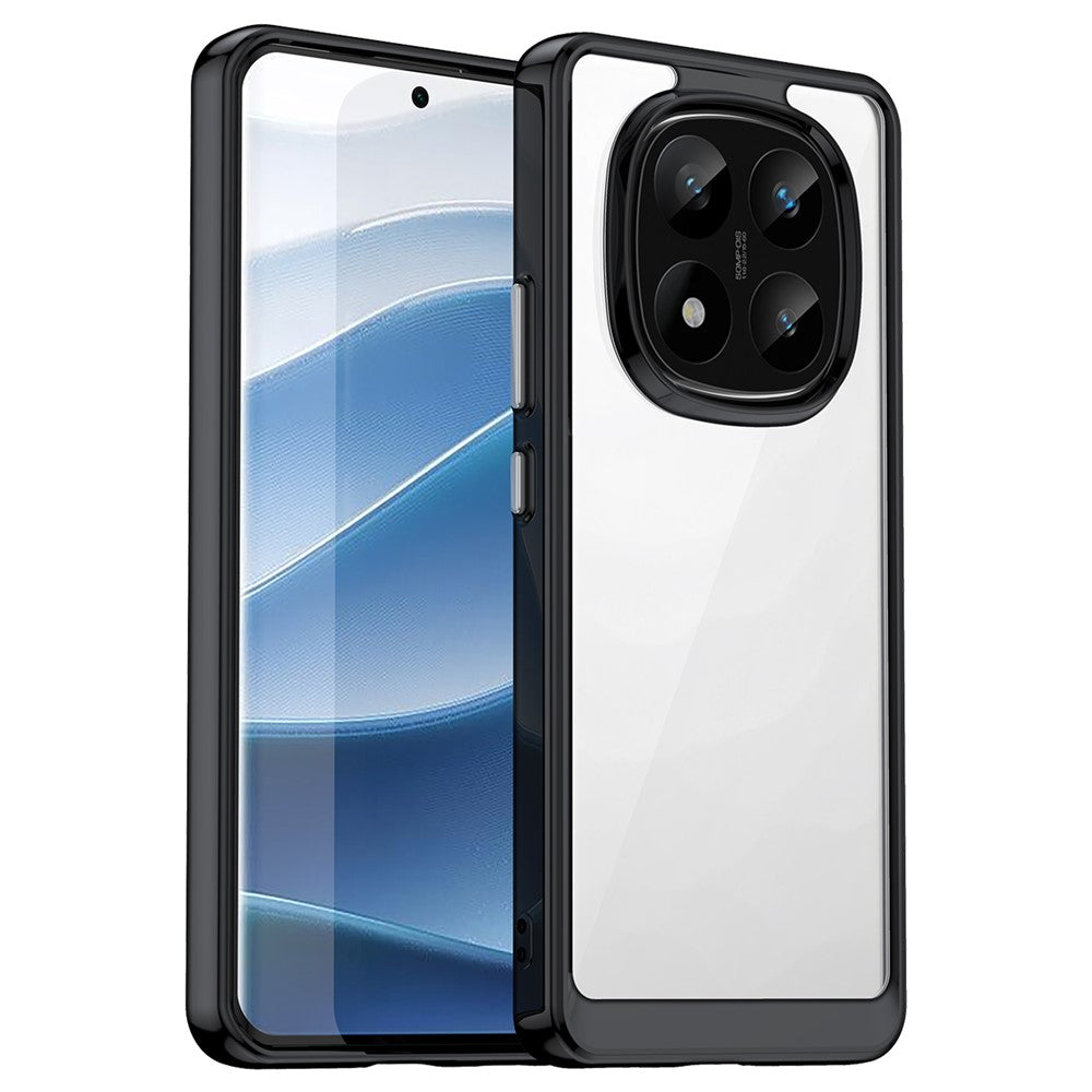 For Xiaomi Redmi Note 14 Pro+ 5G Case TPU +Acrylic Protective Clear Phone Cover
