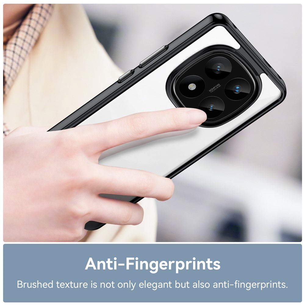 For Xiaomi Redmi Note 14 Pro+ 5G Case TPU +Acrylic Protective Clear Phone Cover