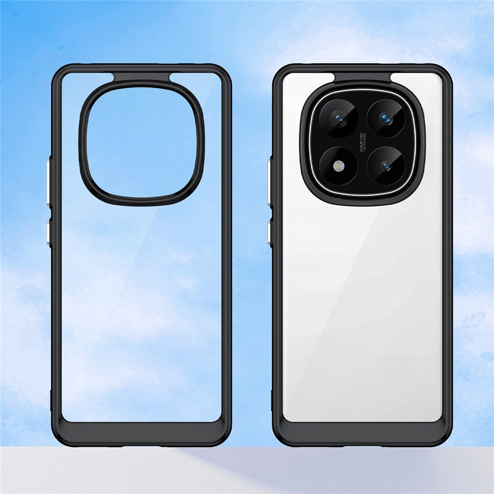 For Xiaomi Redmi Note 14 Pro+ 5G Case TPU +Acrylic Protective Clear Phone Cover