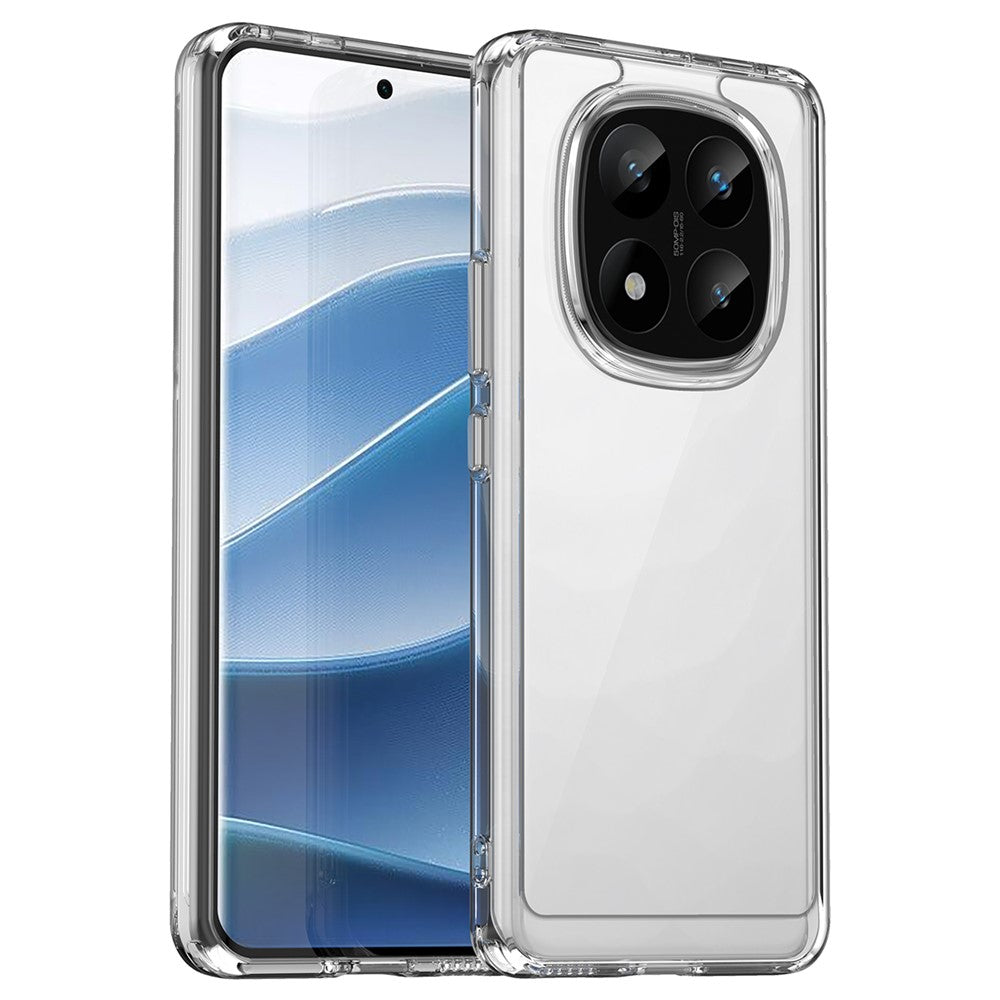 For Xiaomi Redmi Note 14 Pro+ 5G Case TPU +Acrylic Protective Clear Phone Cover