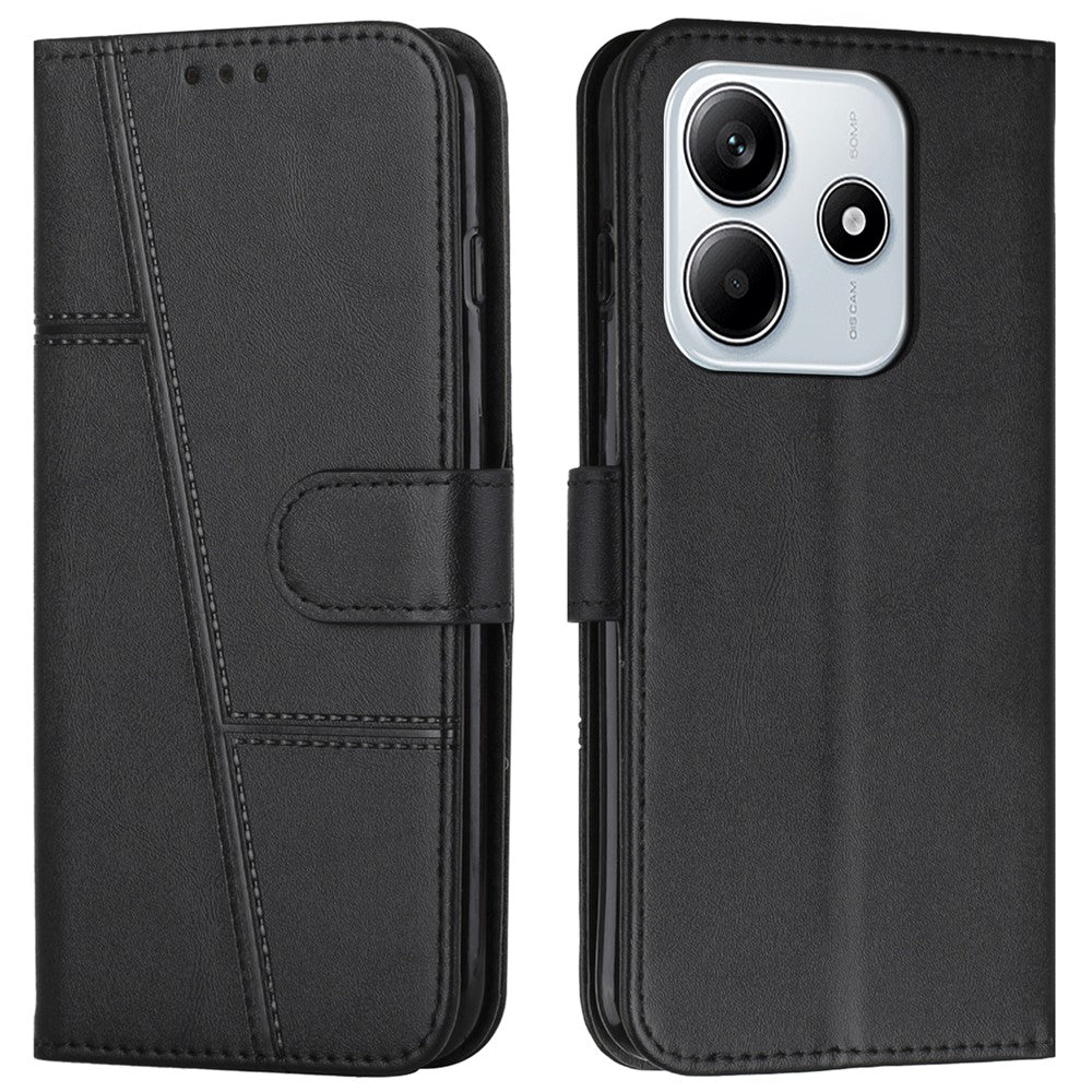 For Xiaomi Redmi Note 14 5G Case Stand Flip Protective Leather Phone Cover