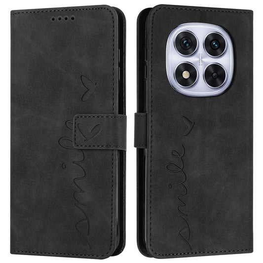 Xiaomi Redmi Note 14 Pro 5G / Xiaomi Redmi Note 14 Pro+ 5G / Xiaomi Poco X7 5G Handyhülle – Note 14 Pro 5G / Poco X7 5G mit Standfunktion, PU-Leder- mit aufgedrucktem Muster