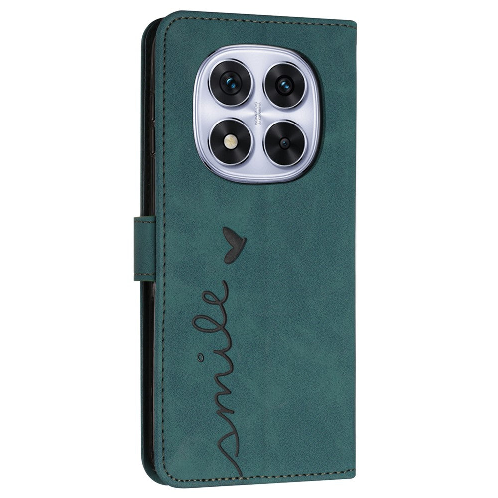 For Xiaomi Redmi Note 14 Pro+ 5G / Note 14 Pro 5G / Poco X7 5G Case Viewing Stand PU Leather Phone Cover Imprinted Pattern