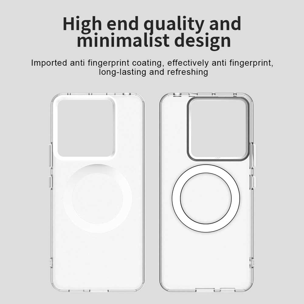 For Xiaomi Poco X6 5G / Note 13 Pro 5G Magnetic Case PC+TPU+PET Anti-Drop Phone Cover