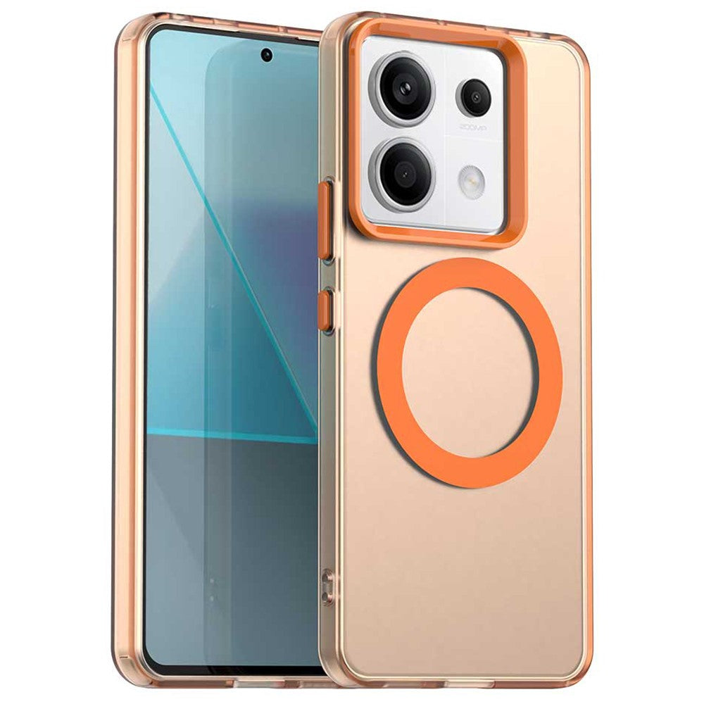 For Xiaomi Poco X6 5G / Note 13 Pro 5G Magnetic Case PC+TPU+PET Anti-Drop Phone Cover