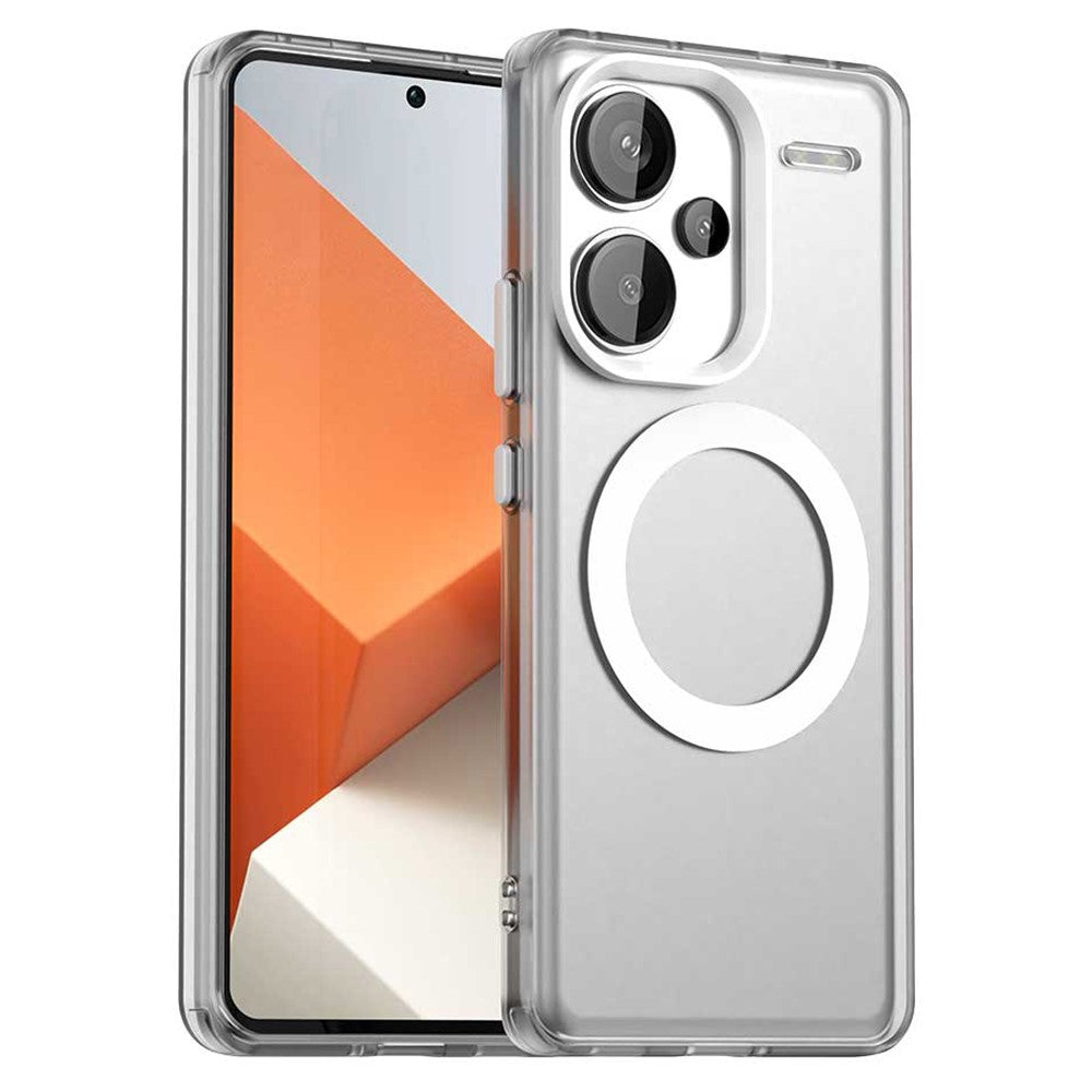 For Xiaomi Redmi Note 13 Pro+ 5G Magnetic Case PC+TPU+PET Anti-Drop Phone Cover