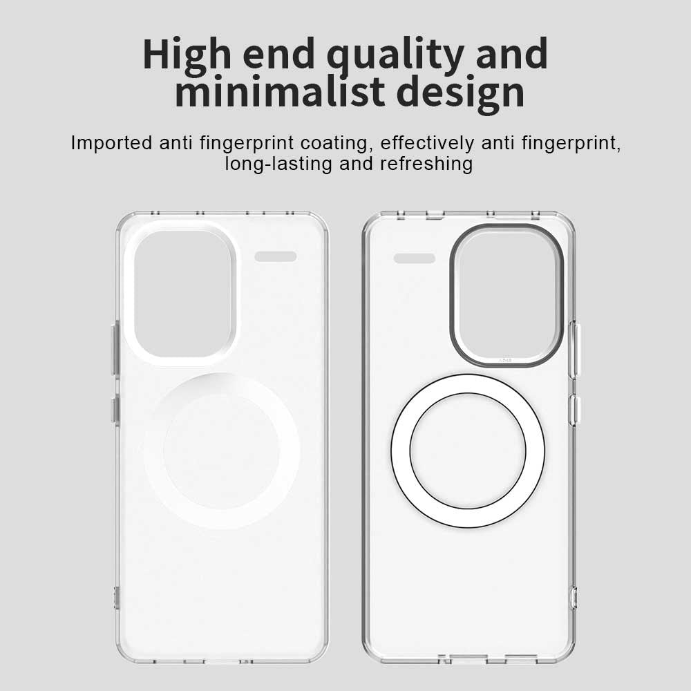 For Xiaomi Redmi Note 13 Pro+ 5G Magnetic Case PC+TPU+PET Anti-Drop Phone Cover