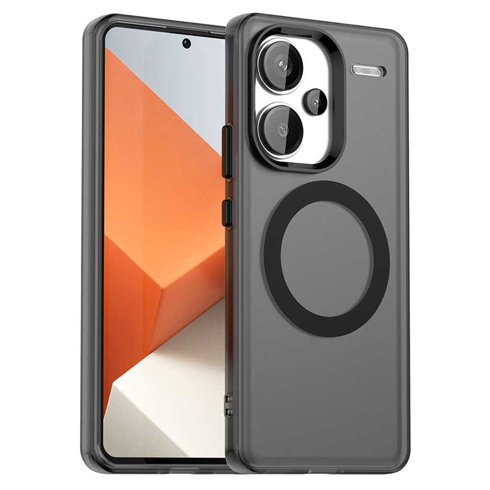 For Xiaomi Redmi Note 13 Pro+ 5G Magnetic Case PC+TPU+PET Anti-Drop Phone Cover