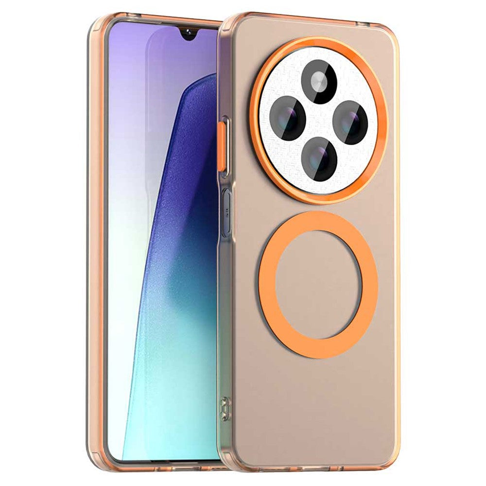 For Xiaomi Poco C75 4G / Redmi 14R 5G / 14C 4G Case Magnetic Case PC+TPU+PET Anti-Drop Phone Cover