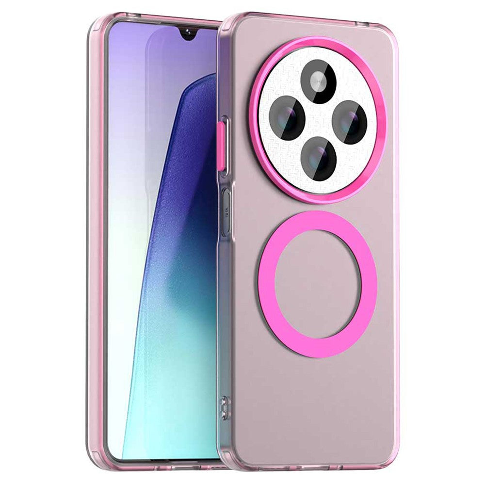 For Xiaomi Poco C75 4G / Redmi 14R 5G / 14C 4G Case Magnetic Case PC+TPU+PET Anti-Drop Phone Cover