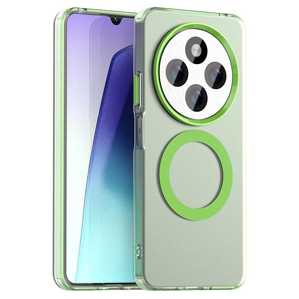 For Xiaomi Poco C75 4G / Redmi 14R 5G / 14C 4G Case Magnetic Case PC+TPU+PET Anti-Drop Phone Cover