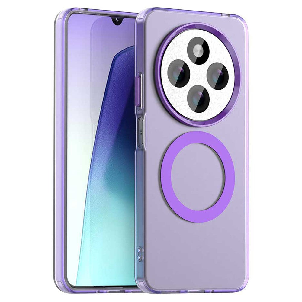 For Xiaomi Poco C75 4G / Redmi 14R 5G / 14C 4G Case Magnetic Case PC+TPU+PET Anti-Drop Phone Cover