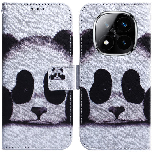 Xiaomi Redmi Note 14 Pro 5G / Xiaomi Poco X7 5G Wallet-Handyhülle – Poco X7 5G Musterdruck Leder
