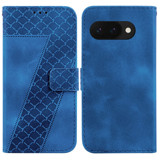 Pixel 9a Leder-Wallet-Hülle – Mit Prägung & Ständer