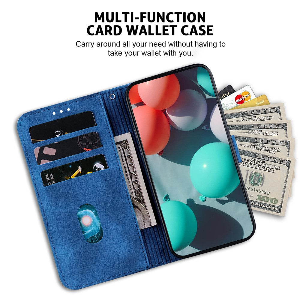 Pixel 9a Leder-Wallet-Hülle – Mit Prägung & Ständer