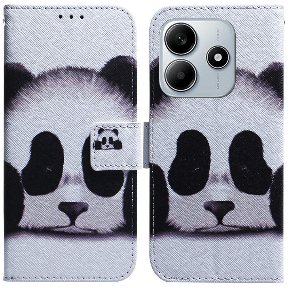 For Xiaomi Redmi Note 14 5G Wallet Case Pattern Print Leather Phone Cover