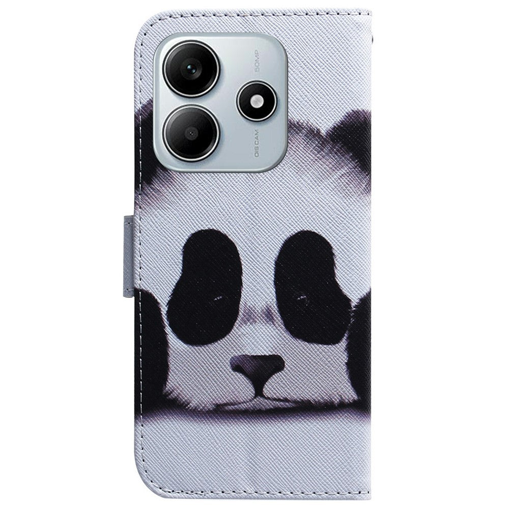 For Xiaomi Redmi Note 14 5G Wallet Case Pattern Print Leather Phone Cover