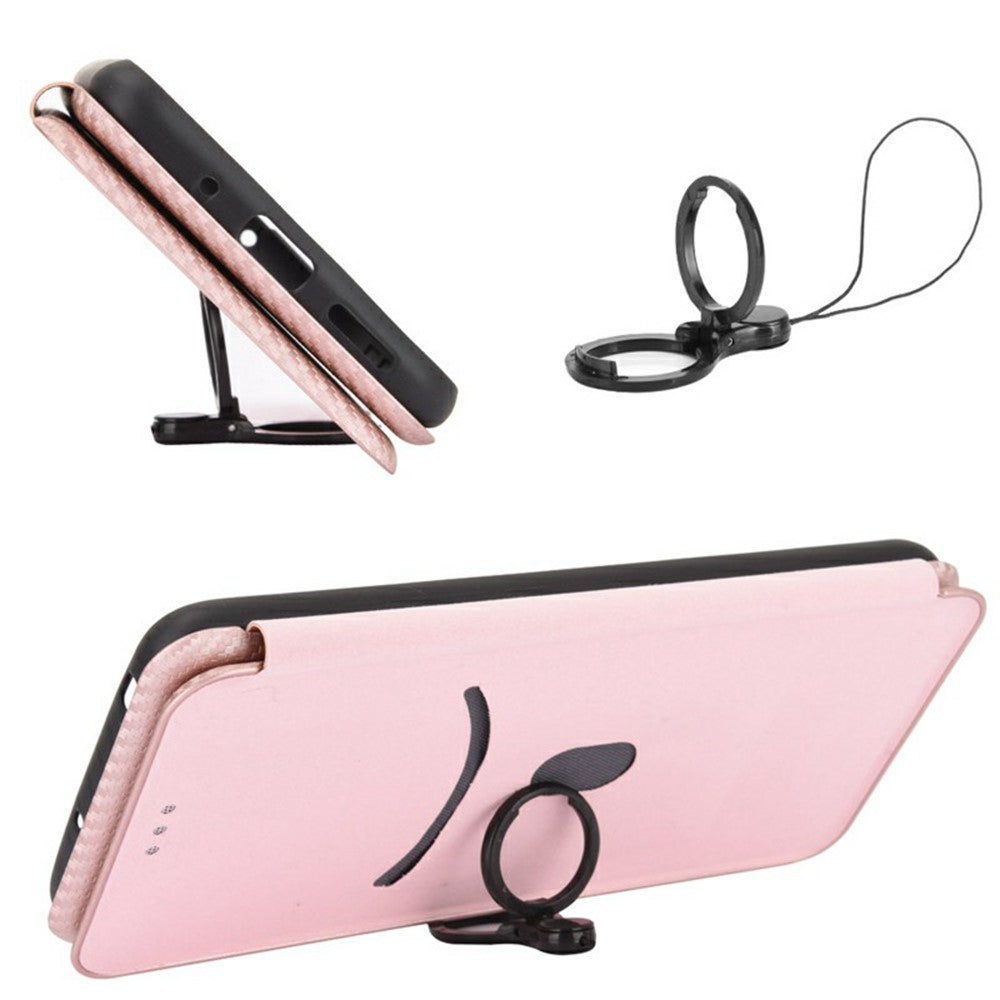 For Xiaomi Redmi Note 14 5G Case Carbon Fiber Texture Drop-Proof PU Leather Phone Cover