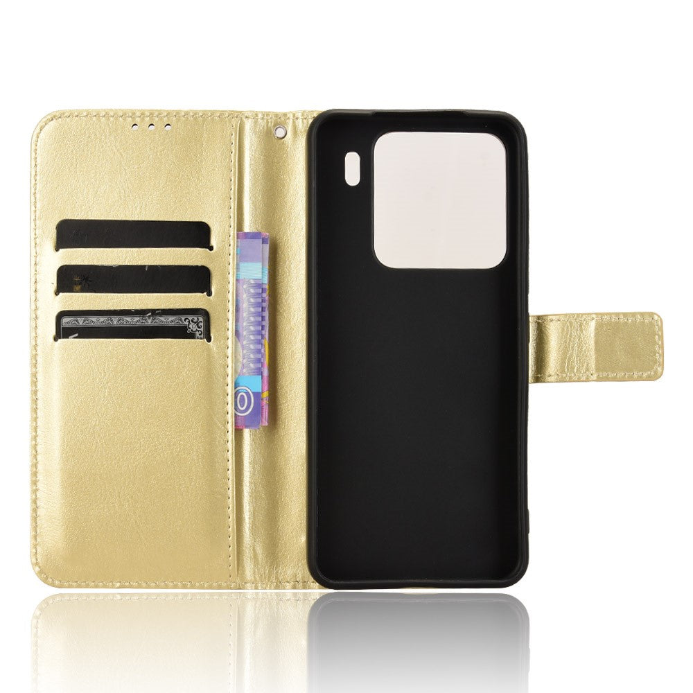 For Xiaomi 15 Case Crazy Horse Texture PU Leather Phone Wallet Cover