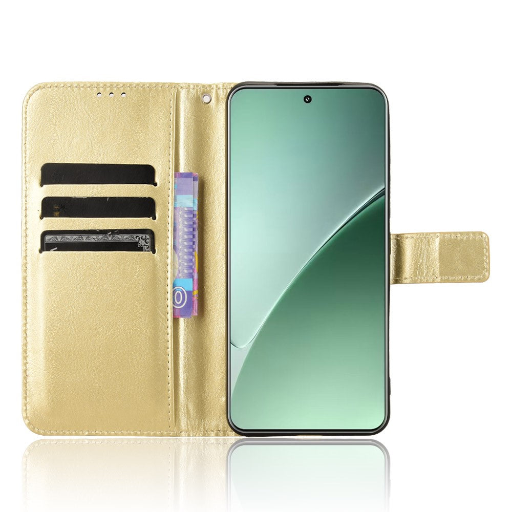 For Xiaomi 15 Case Crazy Horse Texture PU Leather Phone Wallet Cover
