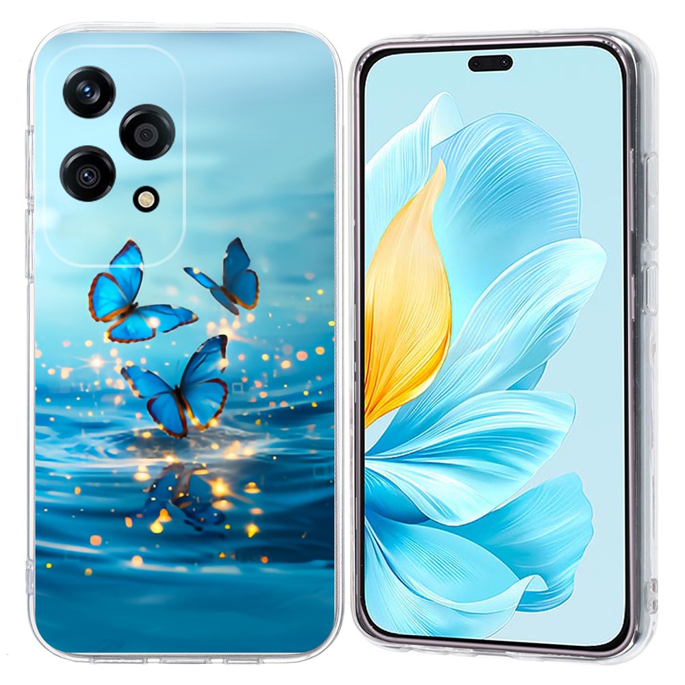 For Honor 200 Lite Case Pattern Printing Shockproof Soft TPU Phone Cover