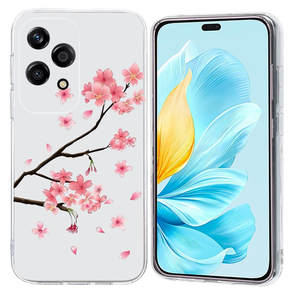 For Honor 200 Lite Case Pattern Printing Shockproof Soft TPU Phone Cover