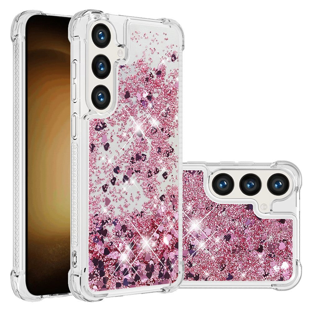 Galaxy S24 FE Glitzer-Hülle – Stoßfest & mit Treibsand