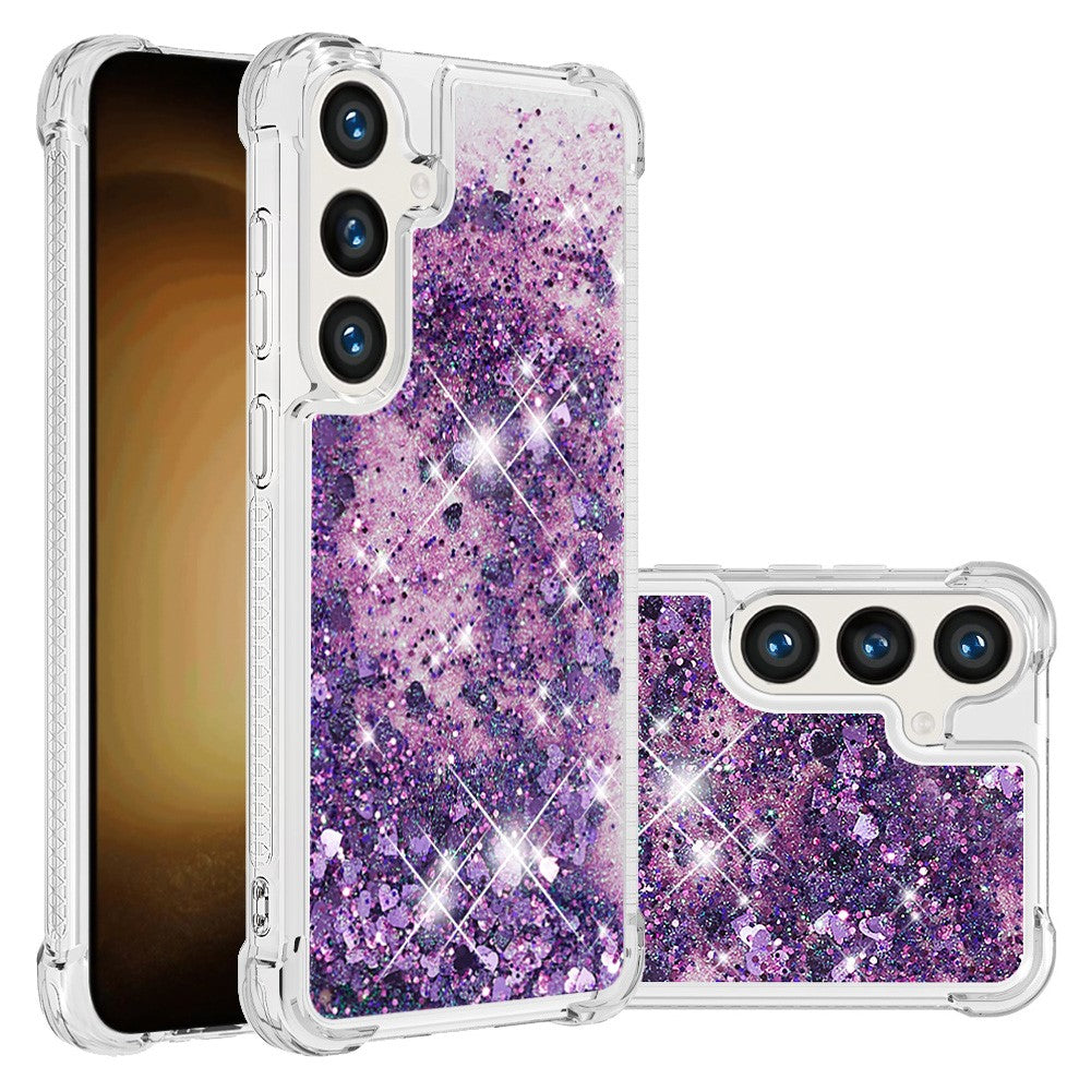 Galaxy S24 FE Glitzer-Hülle – Stoßfest & mit Treibsand