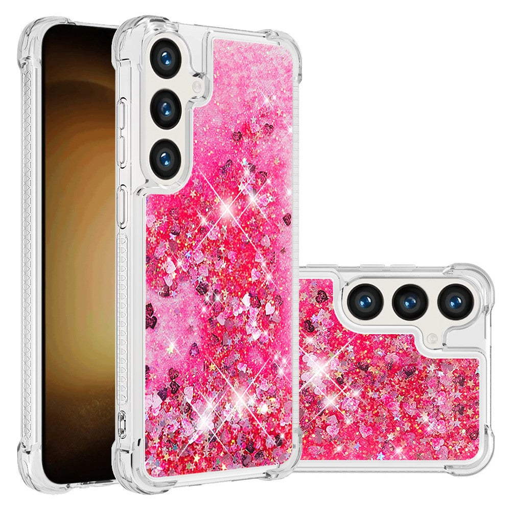 Galaxy S24 FE Glitzer-Hülle – Stoßfest & mit Treibsand