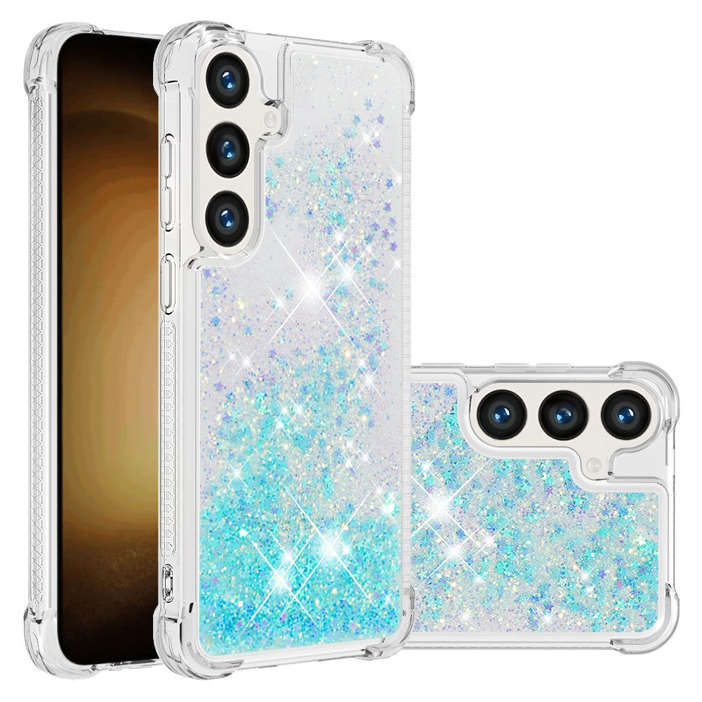 Galaxy S24 FE Glitzer-Hülle – Stoßfest & mit Treibsand