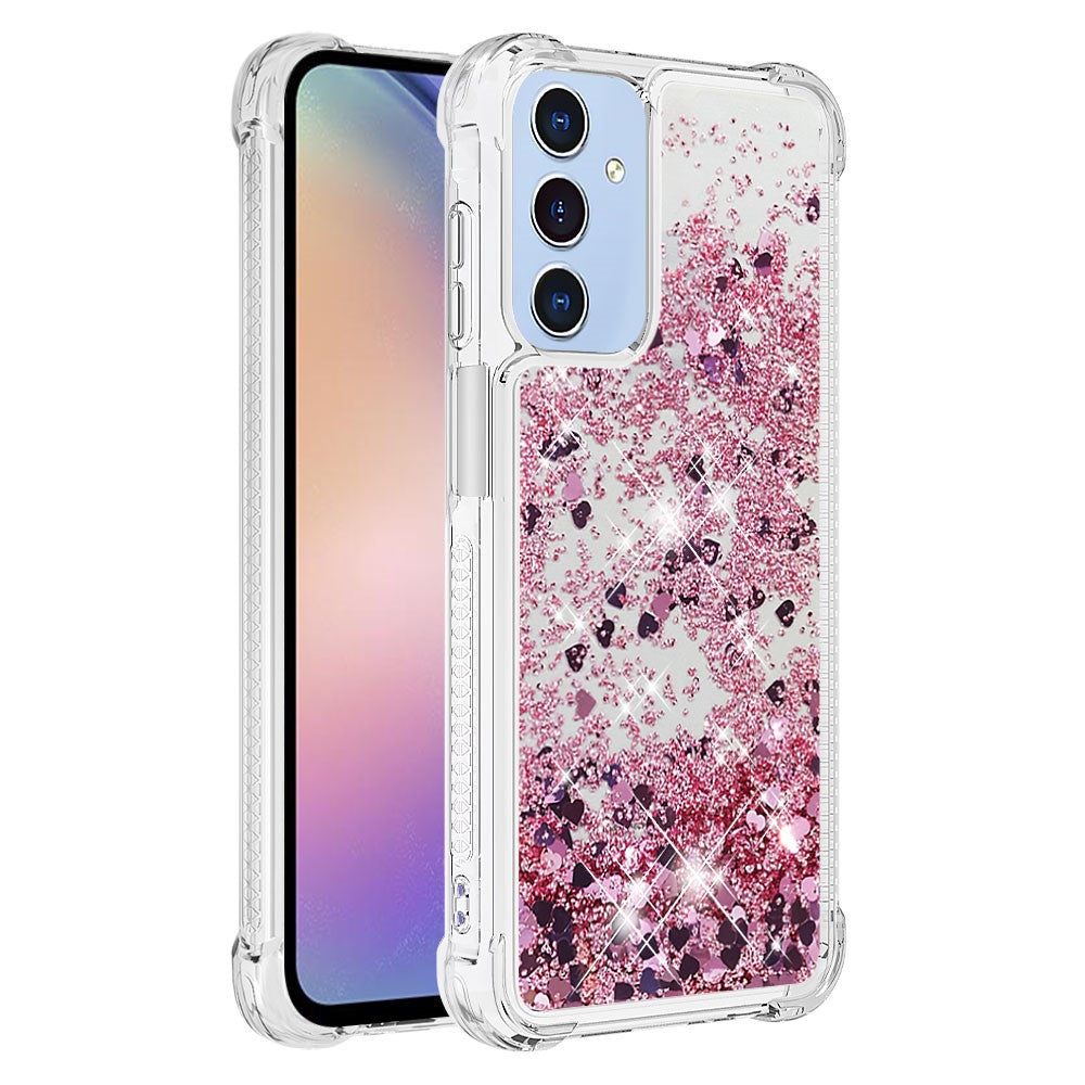 Galaxy A16 5G/4G Glitzer-Hülle – Stoßfest & mit Treibsand