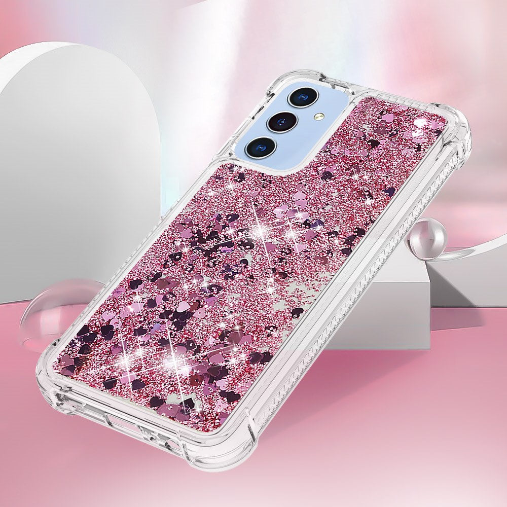 Galaxy A16 5G/4G Glitzer-Hülle – Stoßfest & mit Treibsand