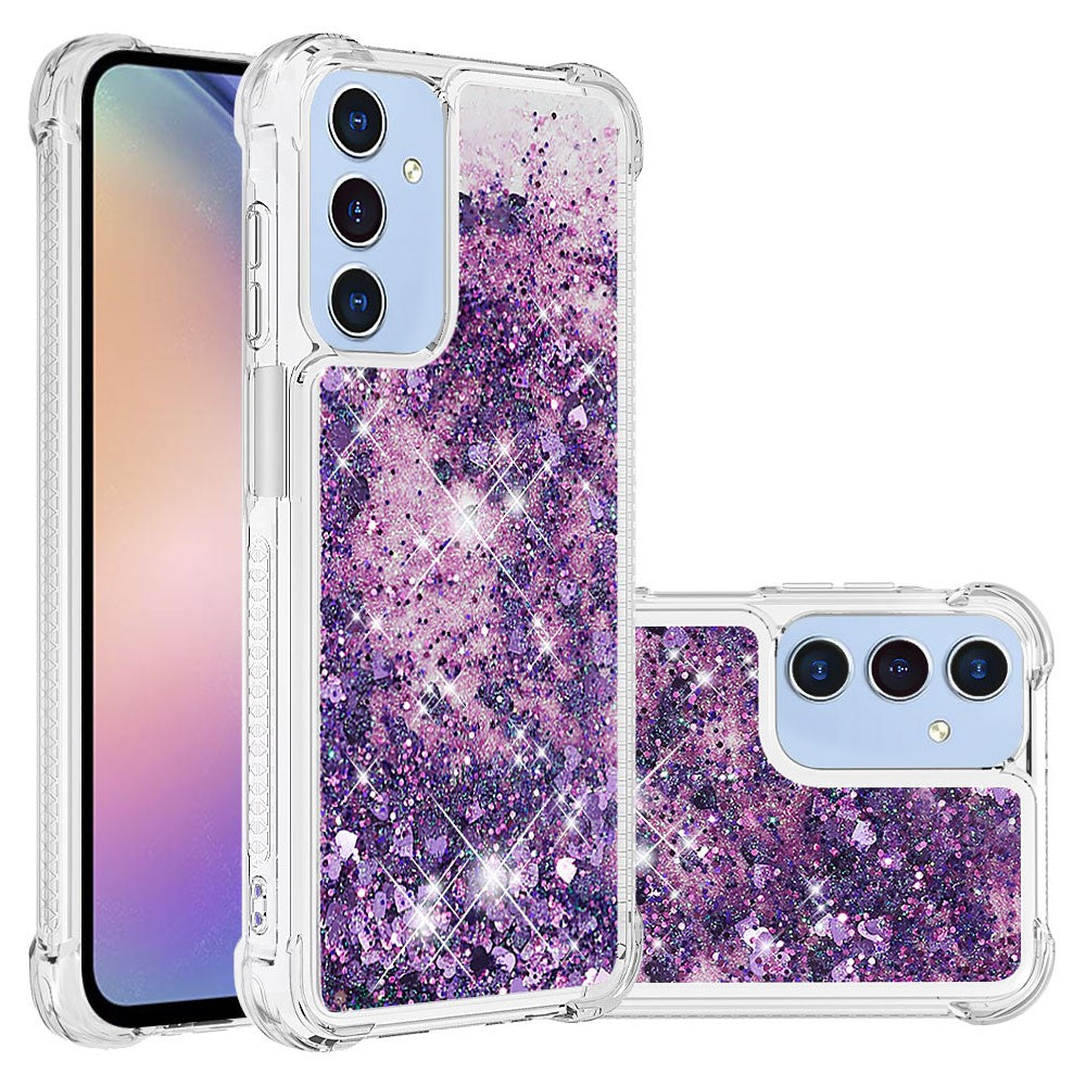 Galaxy A16 5G/4G Glitzer-Hülle – Stoßfest & mit Treibsand