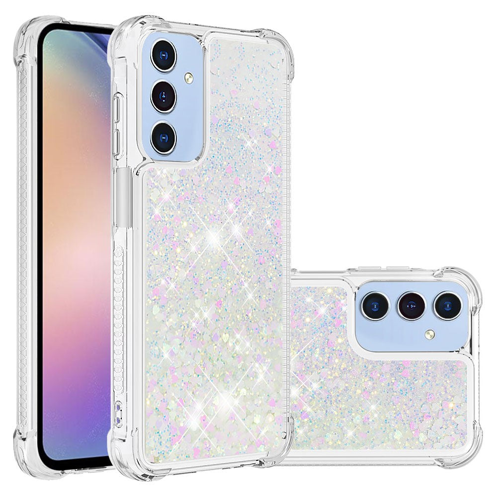 Galaxy A16 5G/4G Glitzer-Hülle – Stoßfest & mit Treibsand