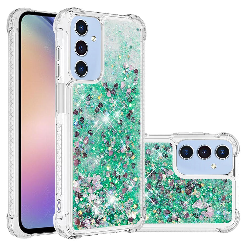 Galaxy A16 5G/4G Glitzer-Hülle – Stoßfest & mit Treibsand