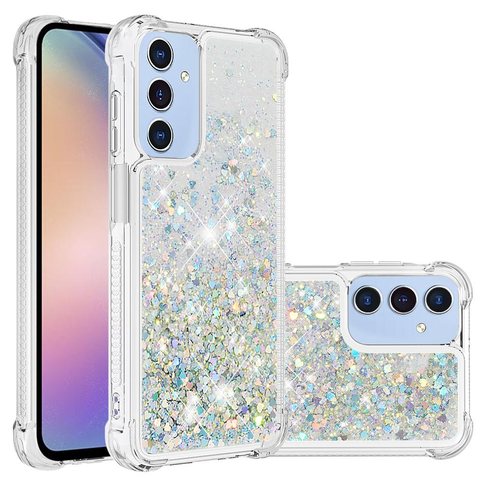 Galaxy A16 5G/4G Glitzer-Hülle – Stoßfest & mit Treibsand