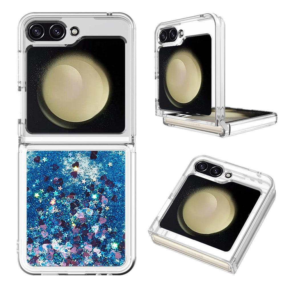 Galaxy Z Flip7 FE 5G / Z Flip6 5G Glitzer-Hülle – Stoßfest & mit Treibsand