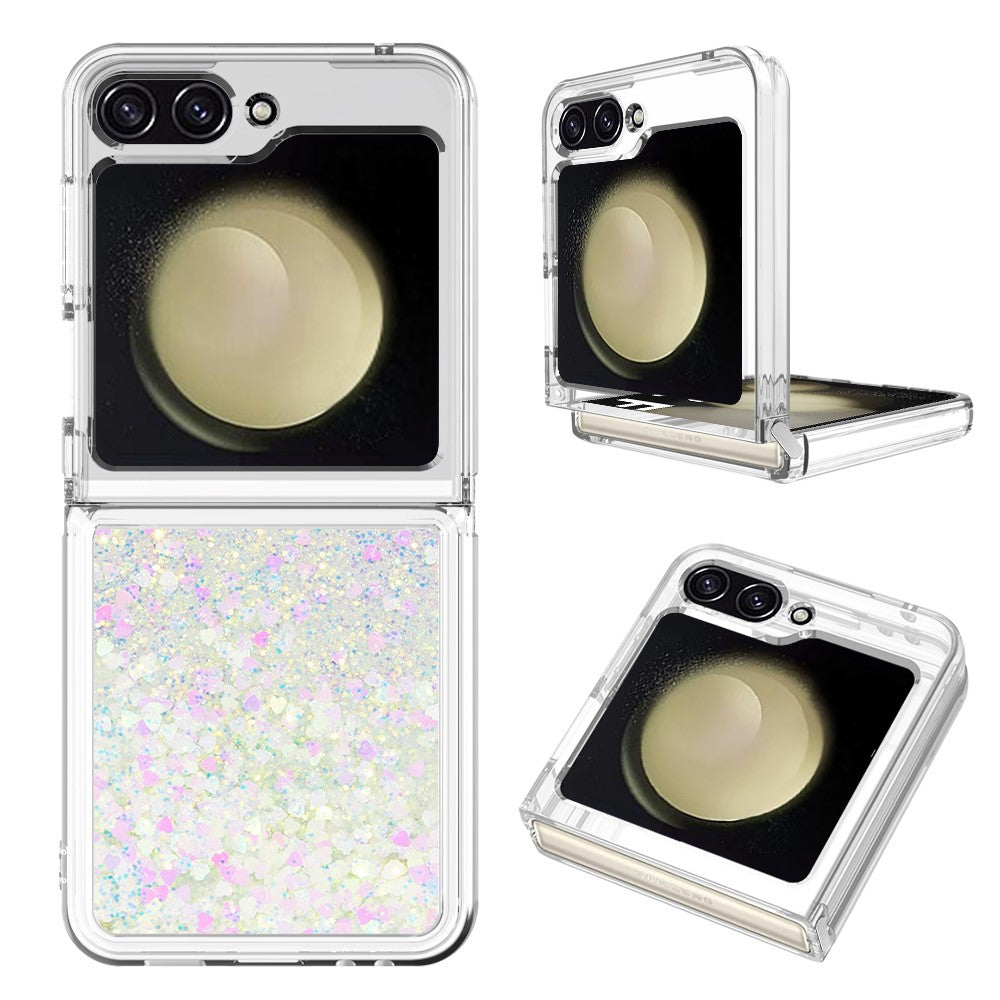 Galaxy Z Flip7 FE 5G / Z Flip6 5G Glitzer-Hülle – Stoßfest & mit Treibsand