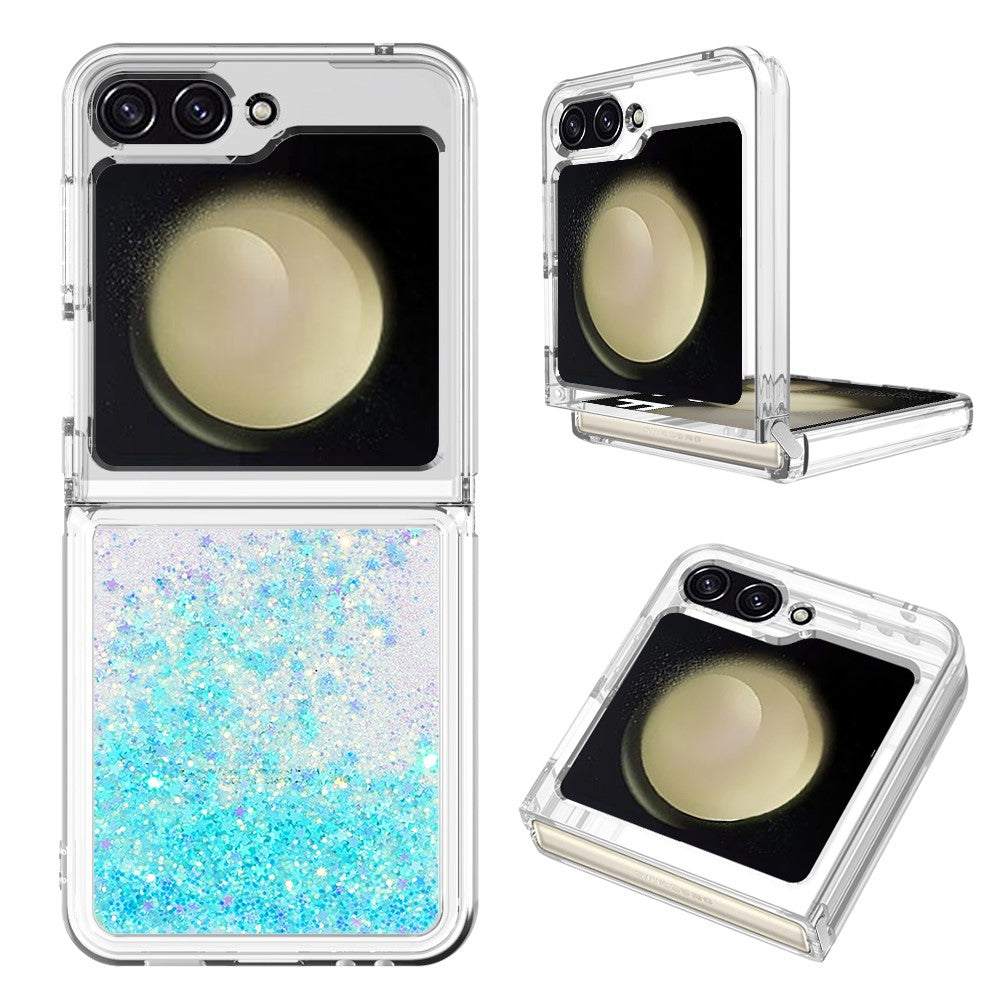 Galaxy Z Flip7 FE 5G / Z Flip6 5G Glitzer-Hülle – Stoßfest & mit Treibsand