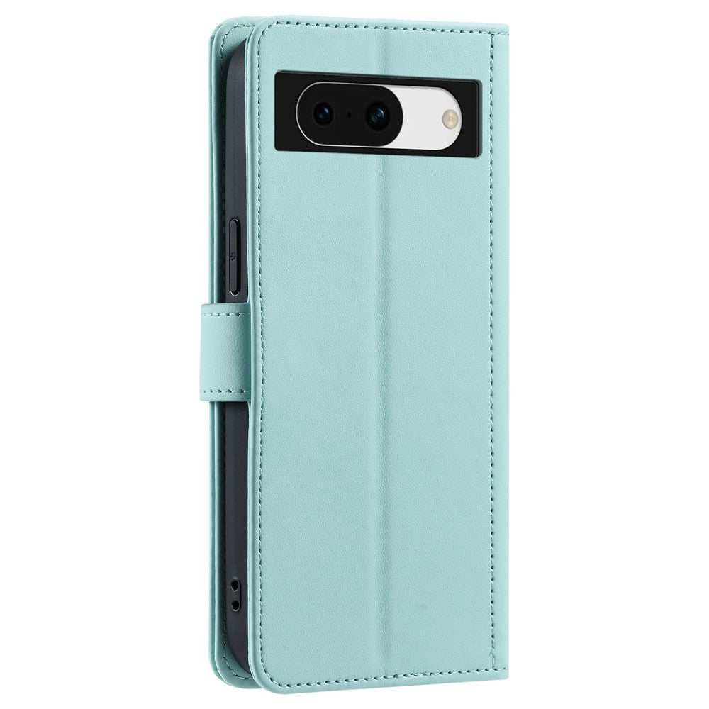 Pixel 8a Wallet-Hülle – Rautenmuster mit Geldbörsenfunktion & Riemen