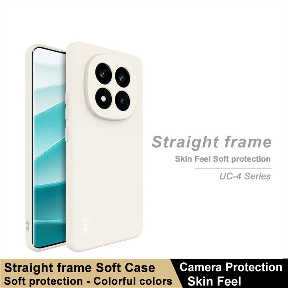 IMAK UC-4 Series for Xiaomi Redmi Note 14 Pro+ 5G TPU Case Soft Phone Cover Straight Edge