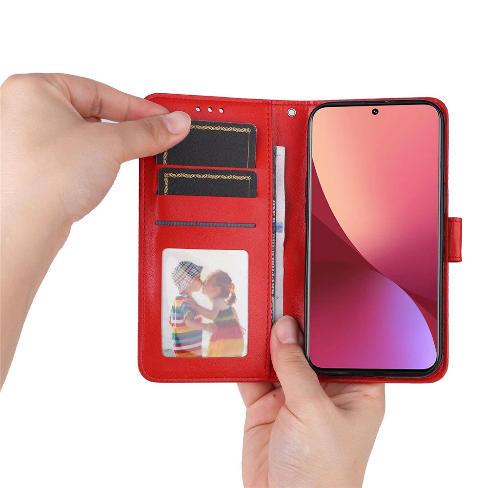For Xiaomi 12 5G / 12X 5G / 12S 5G Sunflower Imprinted Stand Wallet Phone Case PU Leather Full Protection Cover