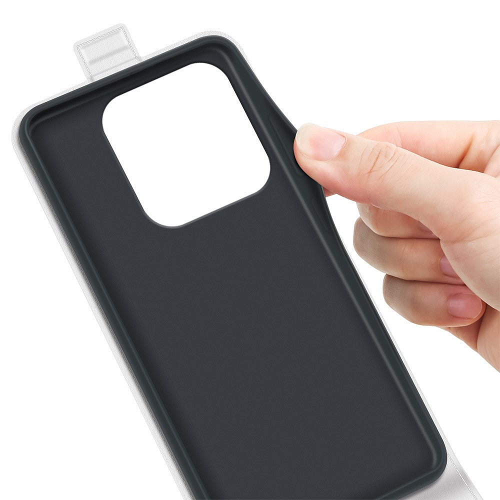 For Xiaomi Redmi Note 14 5G Case with Card Slots Vertical Flip Leather Phone Cover