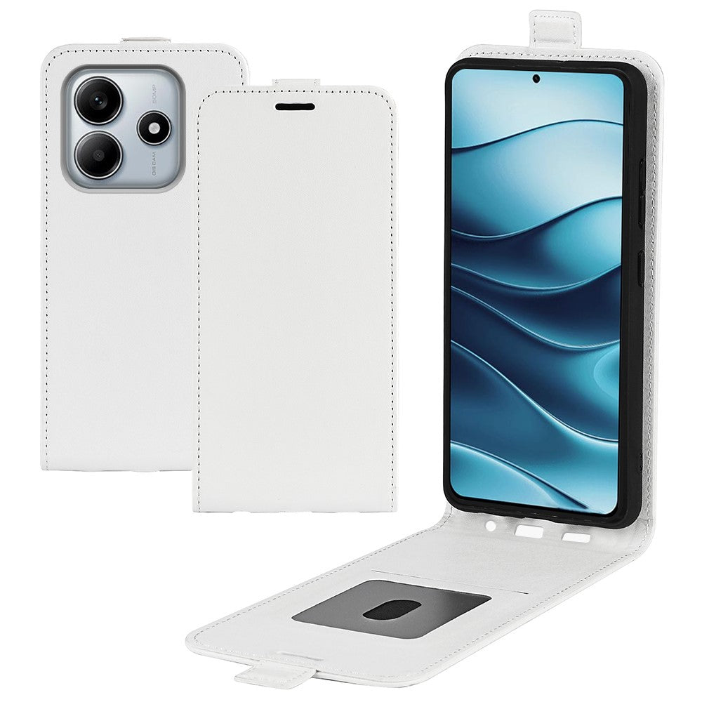 For Xiaomi Redmi Note 14 5G Case with Card Slots Vertical Flip Leather Phone Cover