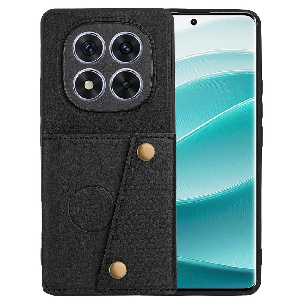 For Xiaomi Redmi Note 14 Pro+ 5G Case Card Slots Kickstand Leather + TPU Phone Cover
