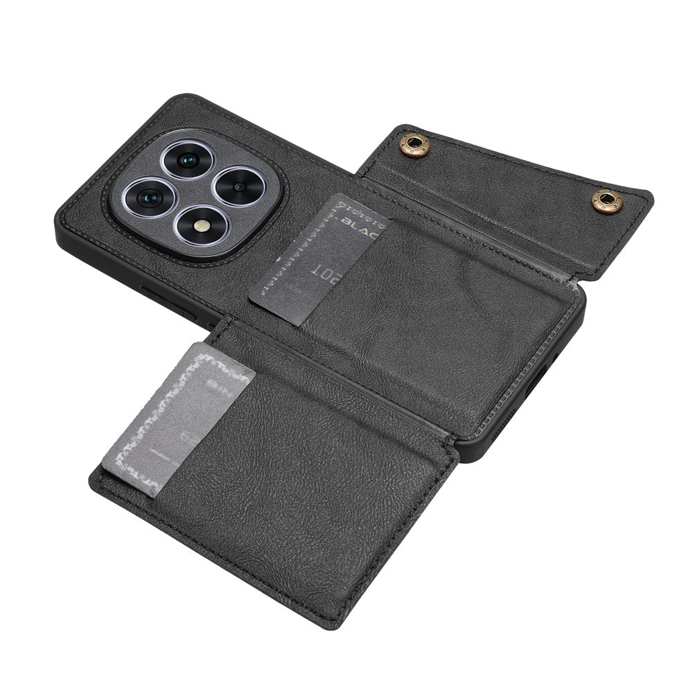 For Xiaomi Redmi Note 14 Pro+ 5G Case Card Slots Kickstand Leather + TPU Phone Cover