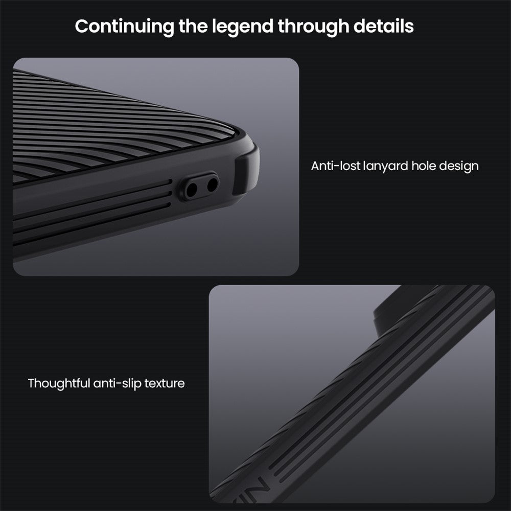 NILLKIN Camshield Pro Series for Xiaomi Redmi Note 14 Pro 5G / Poco X7 5G Case PC+TPU Slide Camera Lid Phone Cover