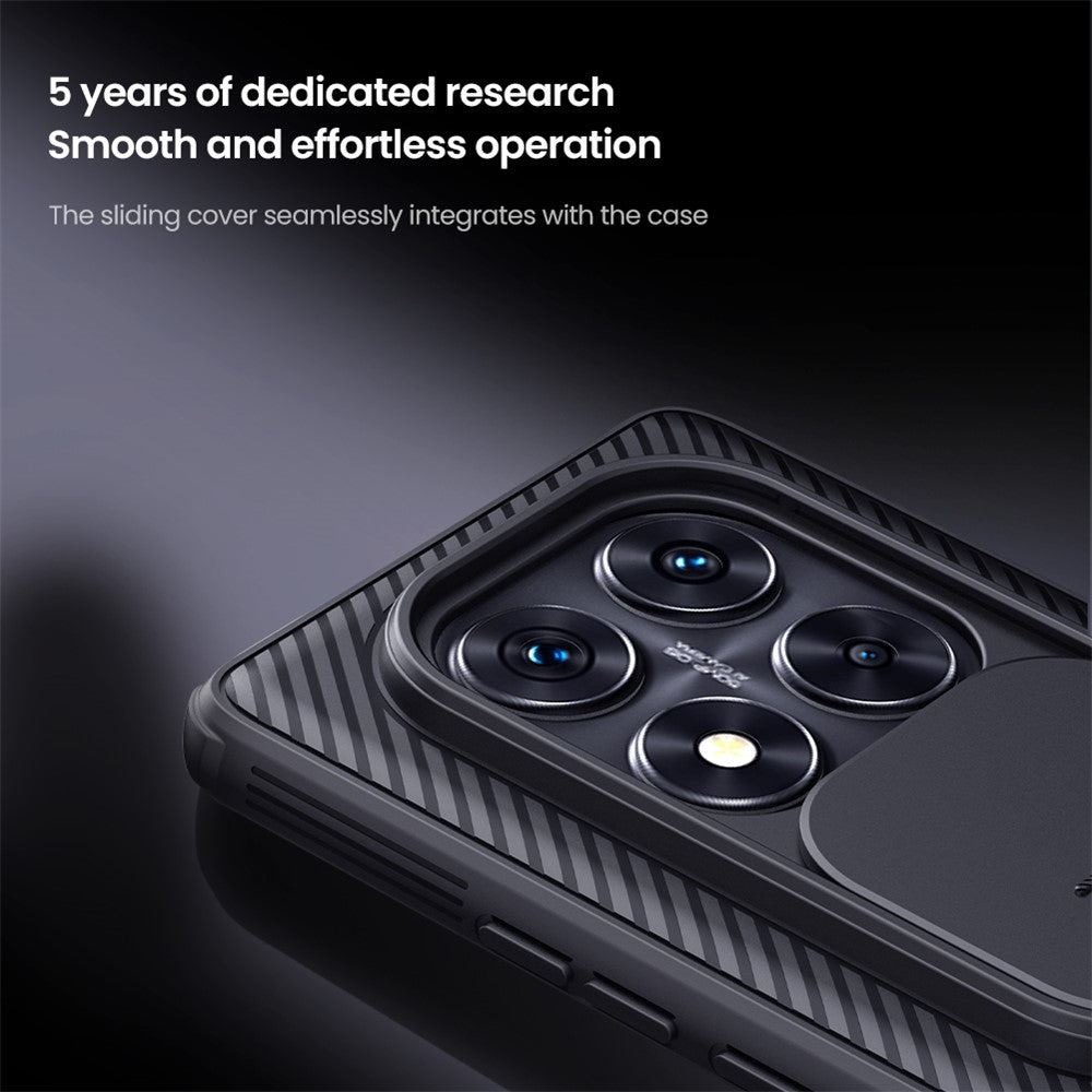 NILLKIN Camshield Pro Series for Xiaomi Redmi Note 14 Pro 5G / Poco X7 5G Case PC+TPU Slide Camera Lid Phone Cover
