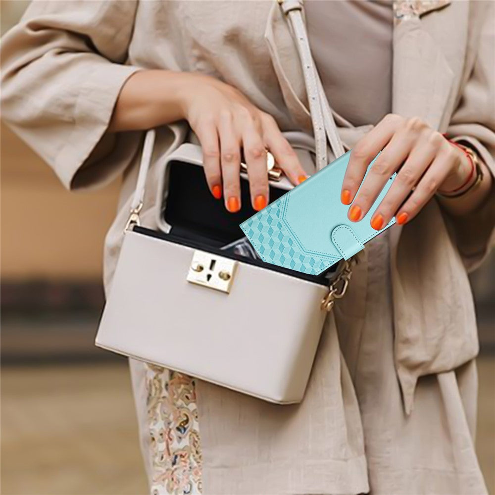 Galaxy A54 5G Lederhülle mit Riemen & RFID-Schutz